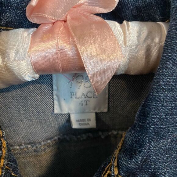 Toddler Girl Ruffle Denim Jean Jacket size 3T in EUC - Picture 4 of 5